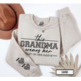 thumbnail image 1 of Personalized Grandma Sweatshirt, Custom Grandmother Hoodie With Grandchildren Names On Sleeve, New Nana Outfit, Announcement Clothing Gifts, 1 of 3