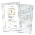 thumbnail image 1 of Personalized Gray & White Marble Engagement Party Invitation, 1 of 1