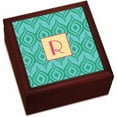 thumbnail image 1 of Personalized Green Ikat Keepsake Box, 1 of 1