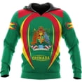 thumbnail image 1 of Personalized Grenada T-Shirt 3D, Proud Grenadan Tshirt, Grenada Flag Grenadian Pride Grenadian Heritage Shirt (Hoodie, L), 1 of 7