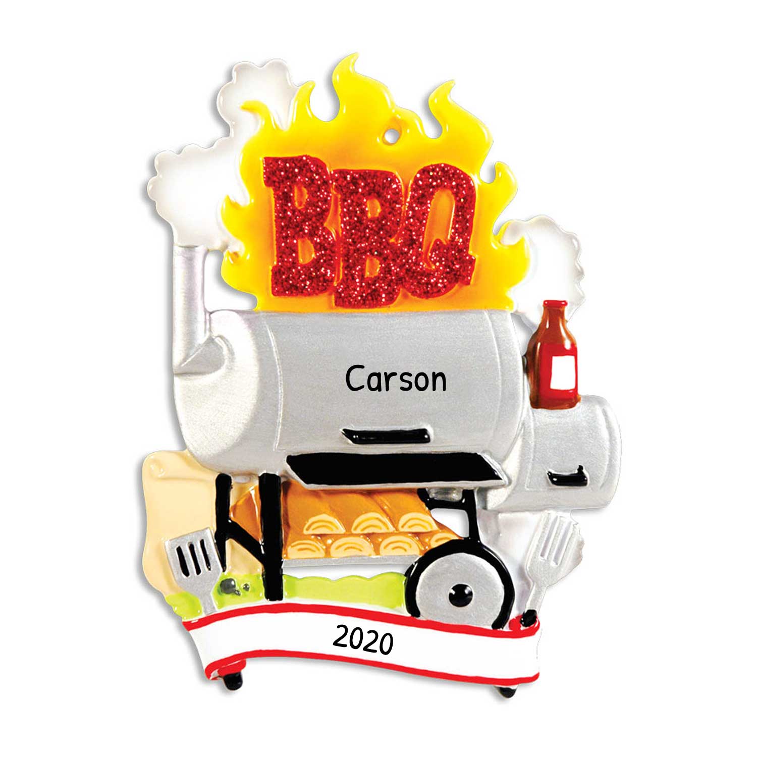 Personalized Grilling Ornaments Chef Ornament, Smoker Ornament