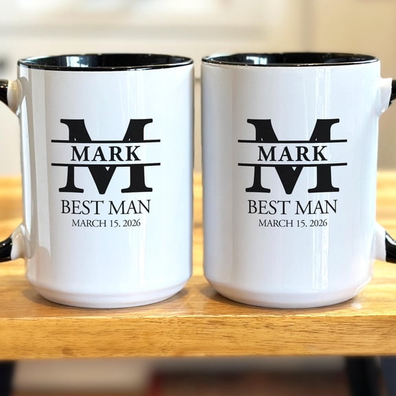 Personalized Groomsman Proposal Mug Best Man Proposal Gift Custom Wedding Party Gift