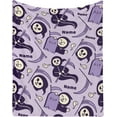 thumbnail image 1 of Personalized Halloween Blanket Ghosts Fleece Lightweight Throws Custom Gift for Birthday Christmas Soft Flannel Blankets for All Season Bed Sofa Kid Size-40"x50", 1 of 6