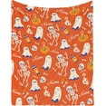 thumbnail image 1 of Personalized Halloween Blanket Pumpkin Gifts for Kids-60x80 Inches Fleece Lightweight Throws Custom for Girls Boys Teen Soft Flannel Blankets for Room Bed Sofa-Twin Size, 1 of 6
