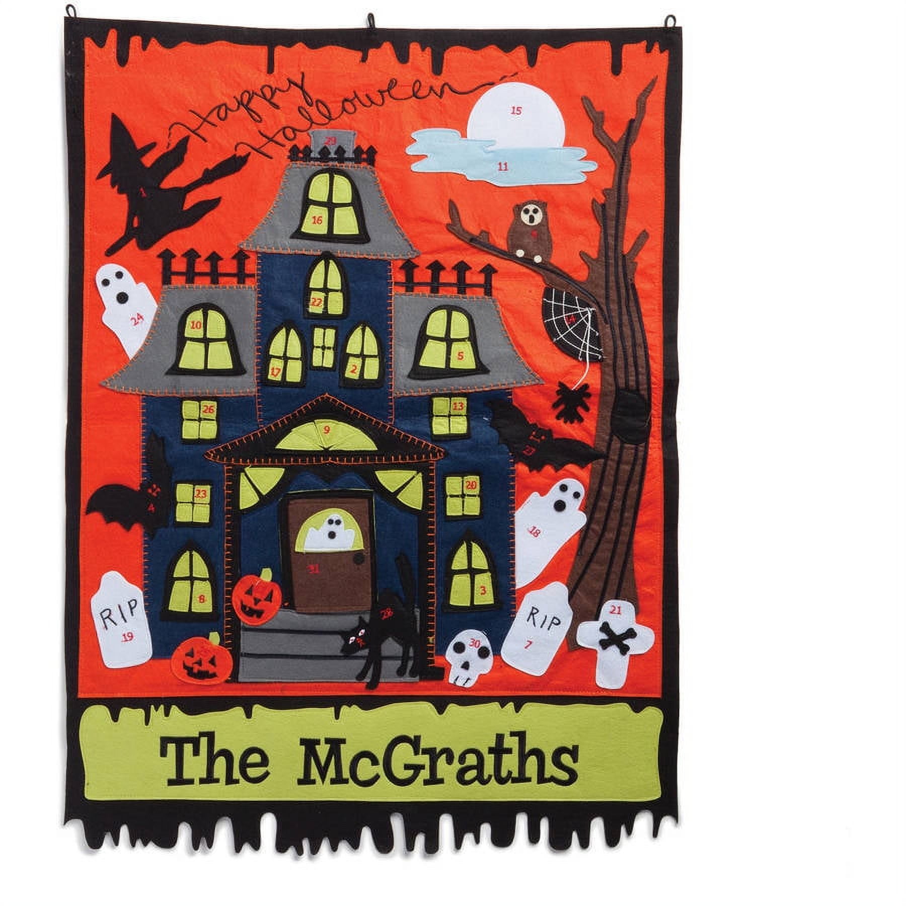 Personalized Halloween Countdown Calendar