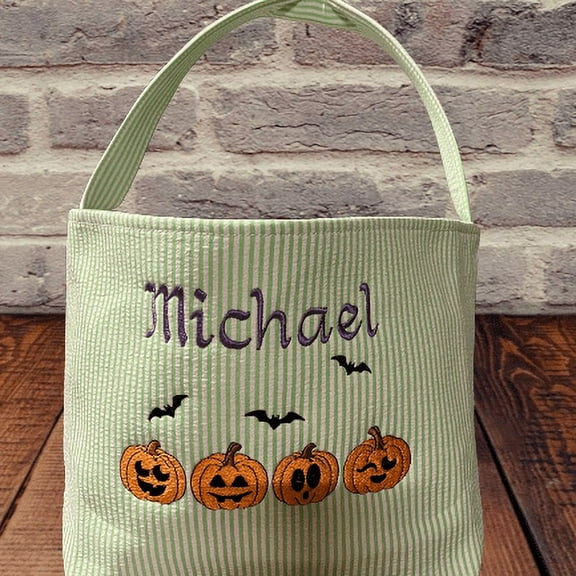 Personalized Halloween Trick or Treat Bag