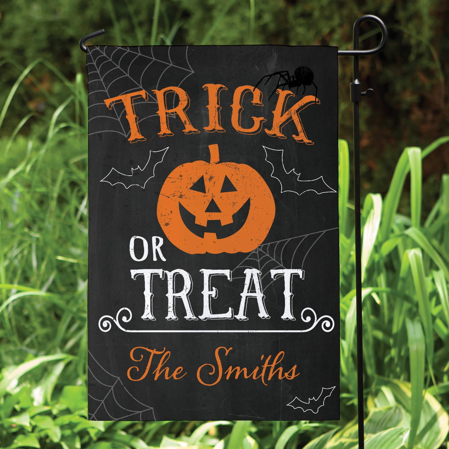 Personalized Halloween Yard and Garden Flag - Trick or Treat