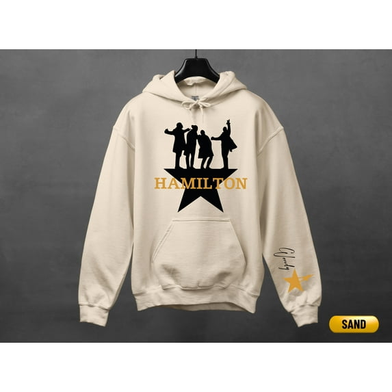 Personalized Hamilton Hoodie, Custom Musical Hamilton Sweatshirt, Adult & Youth, S - 3XL