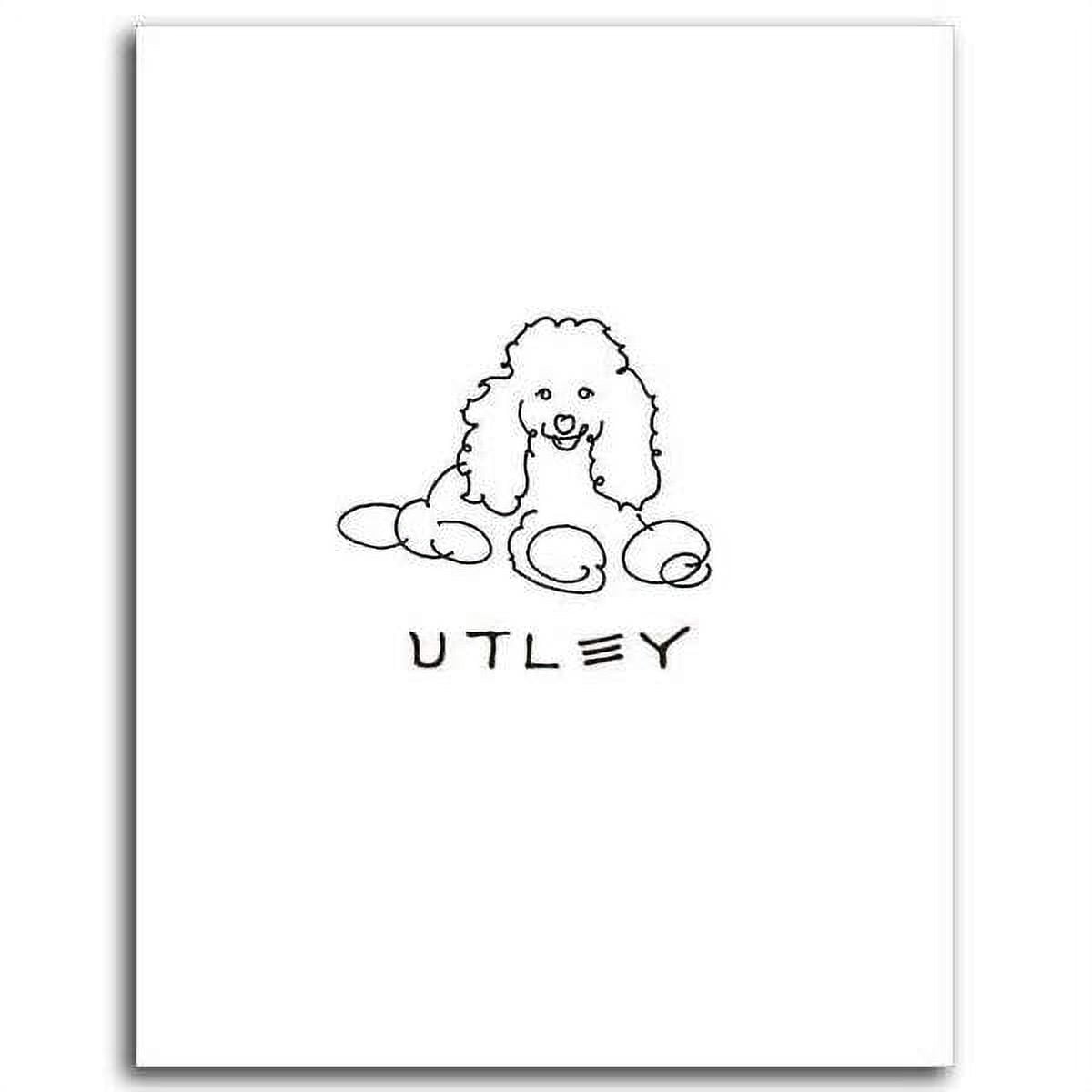 Personalized Hand-Crafted Poodle Line Drawn Style Block Mount