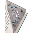 thumbnail image 1 of Personalized Hand Embroidered Corner Bookmark,Felt Triangle Page Stitched Handmade Bookmark,Unique Cute Flower Letter Embroidery Bookmarks Accessories for Book Lovers, 1 of 8