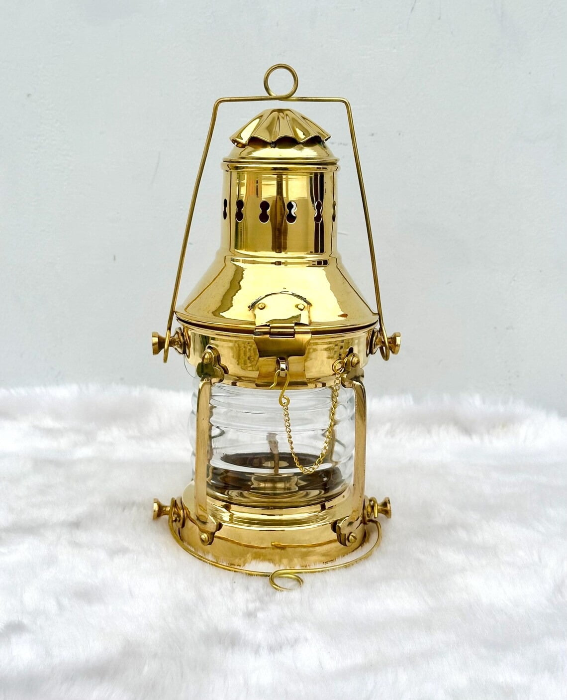 Personalized Handmade Oil Lantern, Nautical Table Lamp, Maritime Ship oil Lantern, Vintage Style Burner Lantern, Hanging Light Oil Lamp