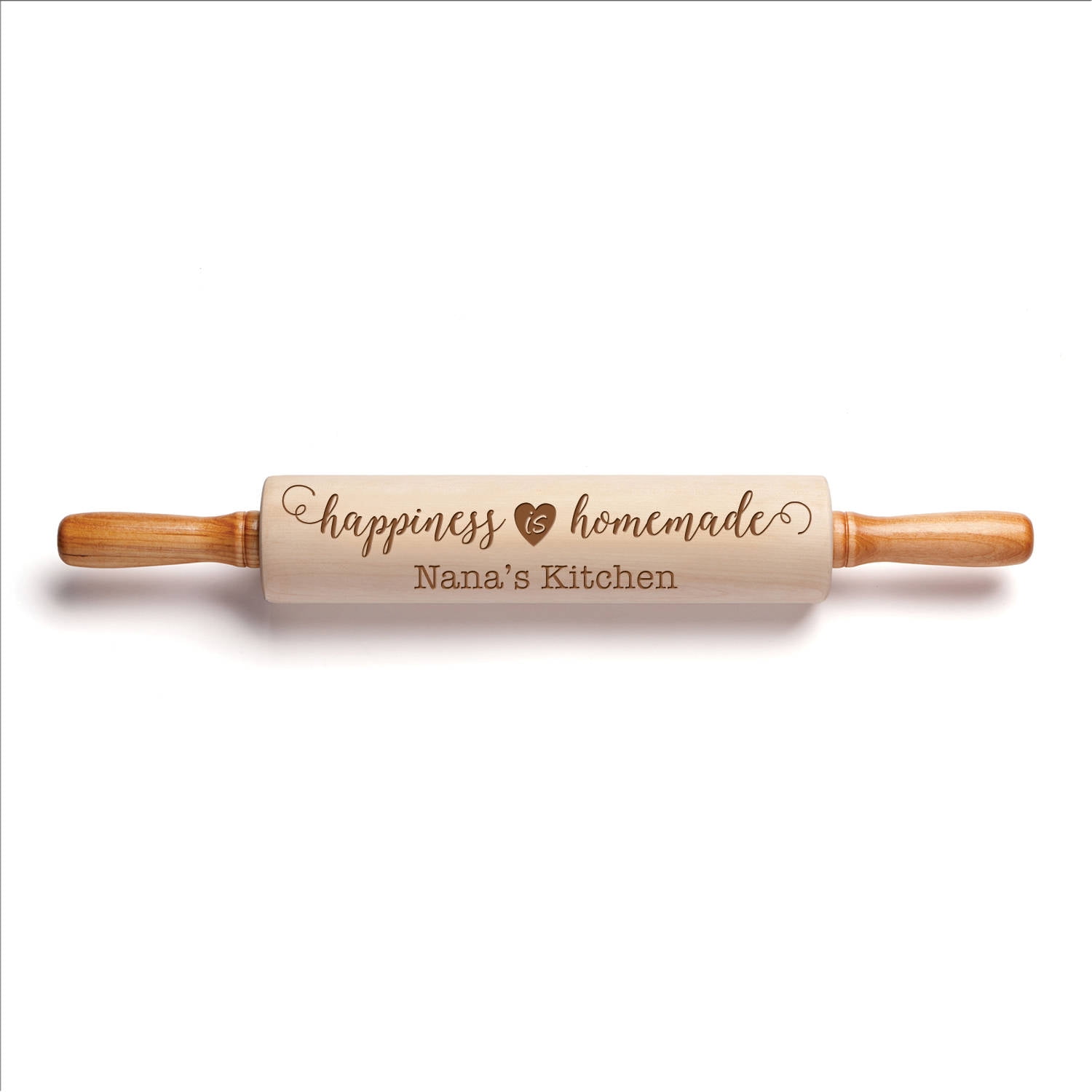 Personalized Happiness Is Homemade Rolling Pin