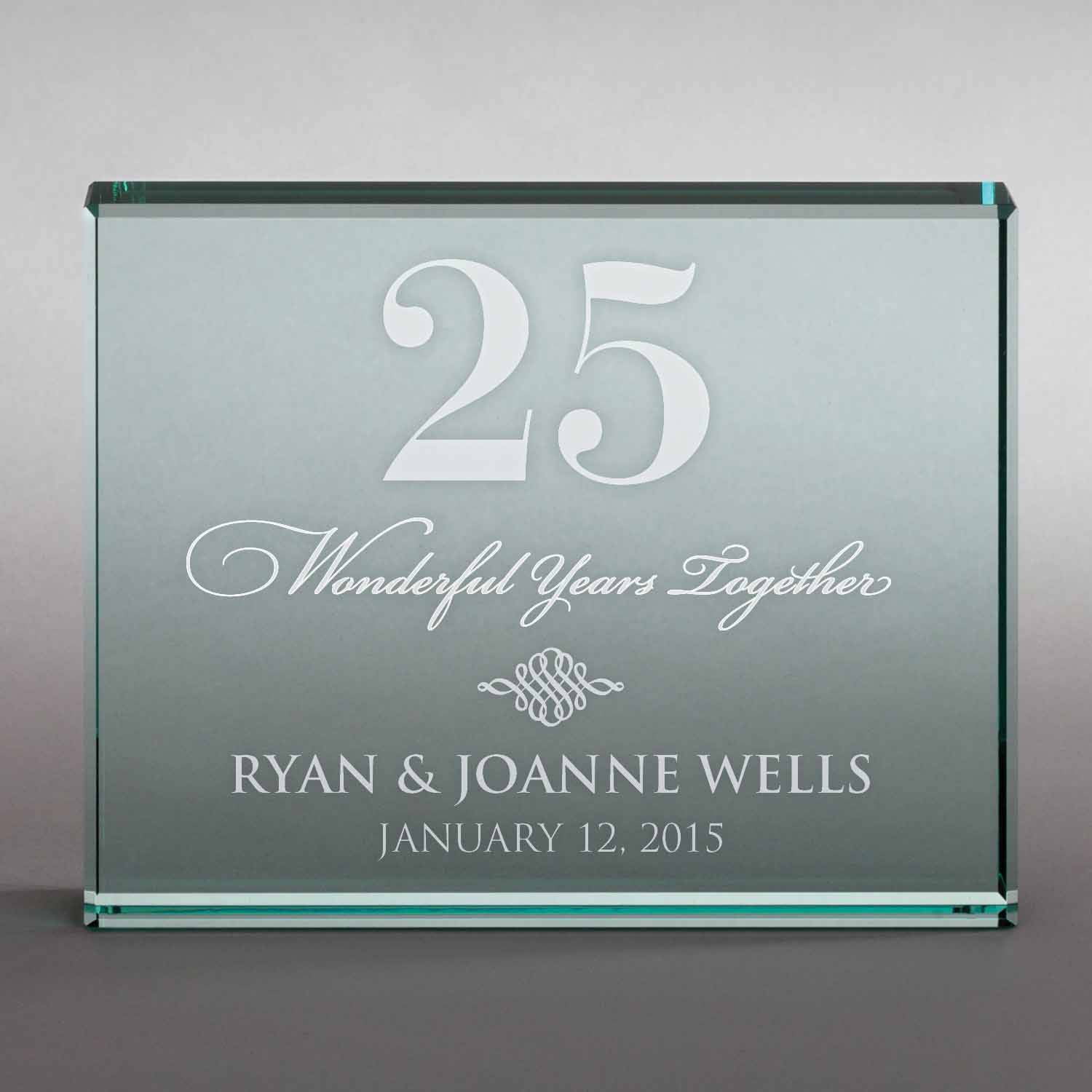 For Her Personalized Glass Keepsake Box