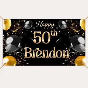 Personalized Happy Birthday Banner, Customized With Photo And Name, Indoor And Outdoor Use 5*3FT