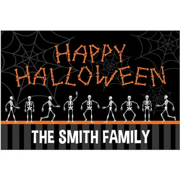 Personalized Happy Halloween Doormat