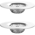 thumbnail image 1 of 2 Pcs - 2.5" Top / 1.2" Basket- Mesh Bathroom Sink Strainer, Shower Drain Hair Catcher, Stainless Steel Sink Drain Strainer, Bathroom Wash Basin Balcony,Utility,Laundry and RV, 1 of 2
