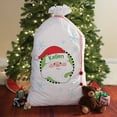 thumbnail image 1 of Personalized Happy Santa Santa Sack, 2 Sizes To Choose From, 1 of 1