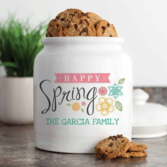 Personalized Happy Spring Treat Jar