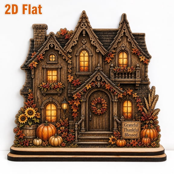 Personalized Harvest Home Wooden Block, Fall Pumpkin House Decor, Autumn Table Sign, Thanksgiving Farmhouse Gift, Cozy Country Shelf Decor