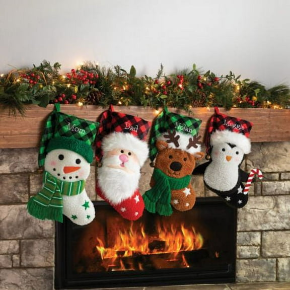 Personalized Hat Head Stocking