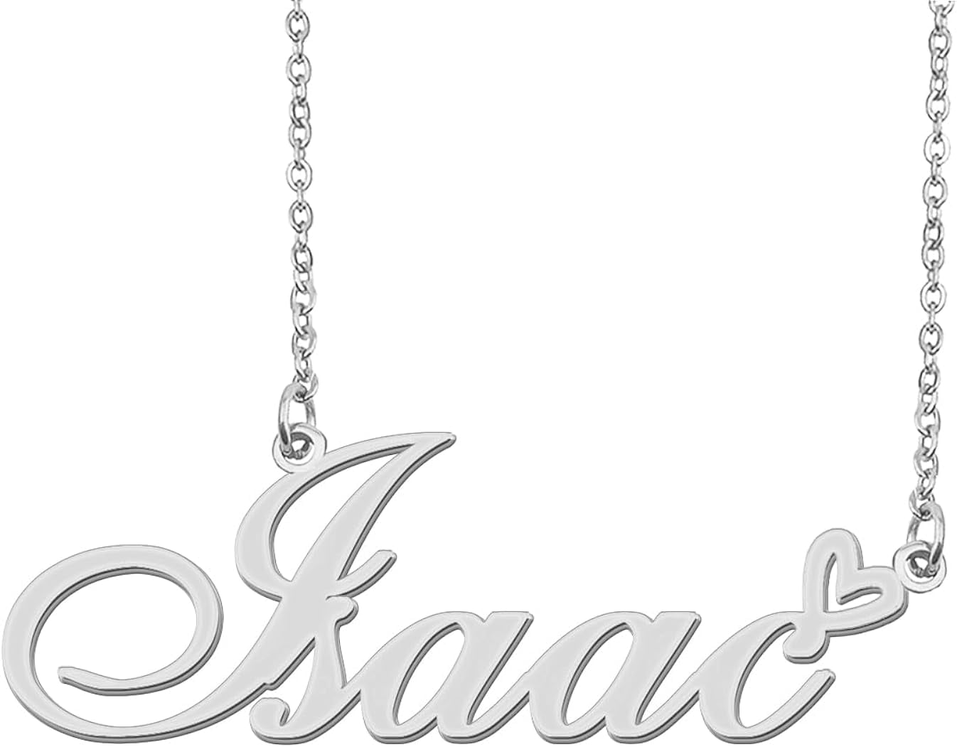 Personalized Heart Name Necklace Gold Custom Any Names Stainless Steel ...