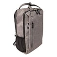thumbnail image 1 of Personalized Heather Black Grey Deluxe Laptop Backpack Heather Gray - No Embroidery, 1 of 7