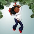 thumbnail image 1 of Personalized Hip Hop Dance - Zumba Girl - Dark Skin Christmas Ornament - School Cheerleading - Dance Team - Cheer Squad - Great Gift Ideas, 1 of 2