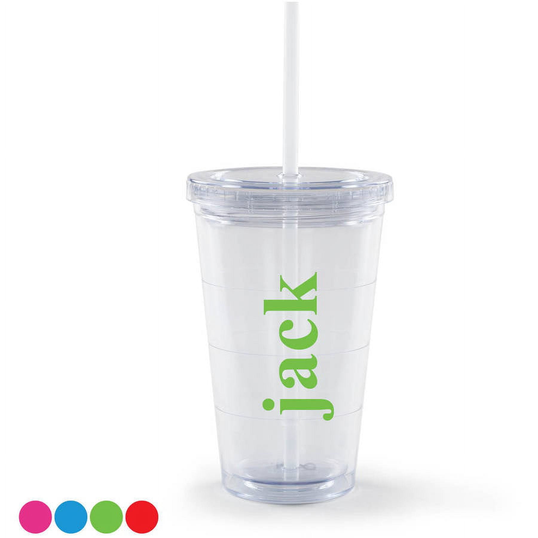 Personalized His Name Acrylic Tumbler