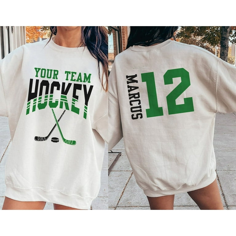 Custom hockey sweatshirt best sale