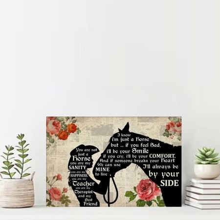 Personalized Horse You Are My Sanity Poster 11 x 17 Inch Poster