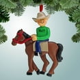 thumbnail image 1 of Personalized Horseback Rider - Male Christmas Ornament - Farm - Equestrian - Dude Ranch - Riding a Horse, 1 of 2