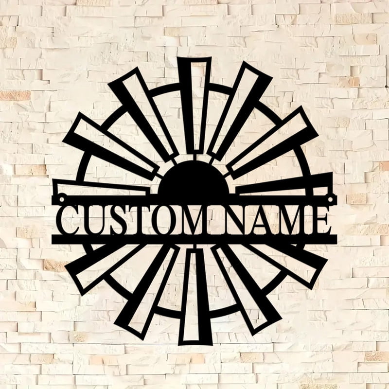 Personalized House Address Plaque, Custom House Number Street Name Sign For Home Apartment Mailbox Wall Art Decor Outdoor Indoor