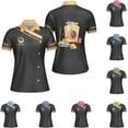 thumbnail image 1 of Personalized Housekeeping Polo Shirts 3D Print Cleaning Service, Housekeeper House Cleaning Uniforms for Women (Orange, M), 1 of 10