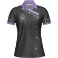 thumbnail image 1 of Personalized Housekeeping Polo Shirts 3D Print Cleaning Service, Housekeeper House Cleaning Uniforms for Women (Purple, L), 1 of 10