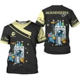 thumbnail image 1 of Personalized Housekeeping Shirts, Custom Cleaning Uniforms for Women 3D Cleaning Service Gifts Housekeeper Shirt Clean Lady (Yellow, 5XL), 1 of 9