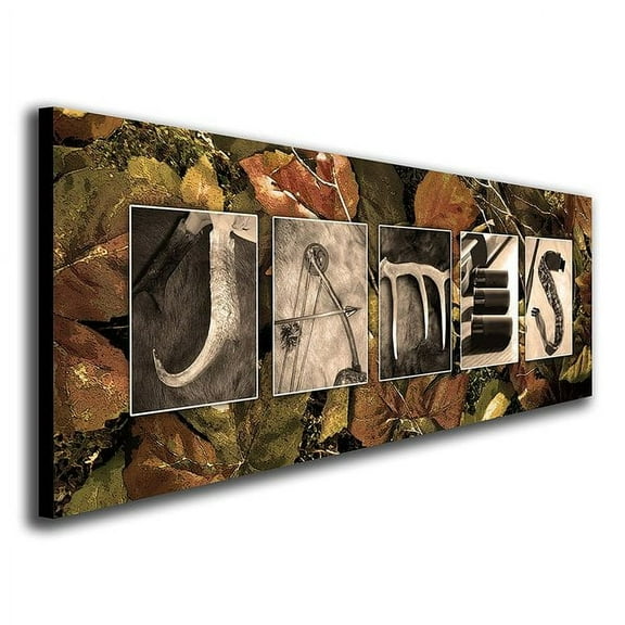 Personalized Hunting Canvas Wall Art, Live Preview, Choose Each Photo, Multiple Options