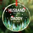 thumbnail image 1 of Personalized Husband Becoming Daddy Ornament 2025, Custom Pregnancy Announcement Ornament Gift for Husband from Wife, Customized First Time Daddy Glass Ornaments with Year, New Dad Keepsake, 1 of 6