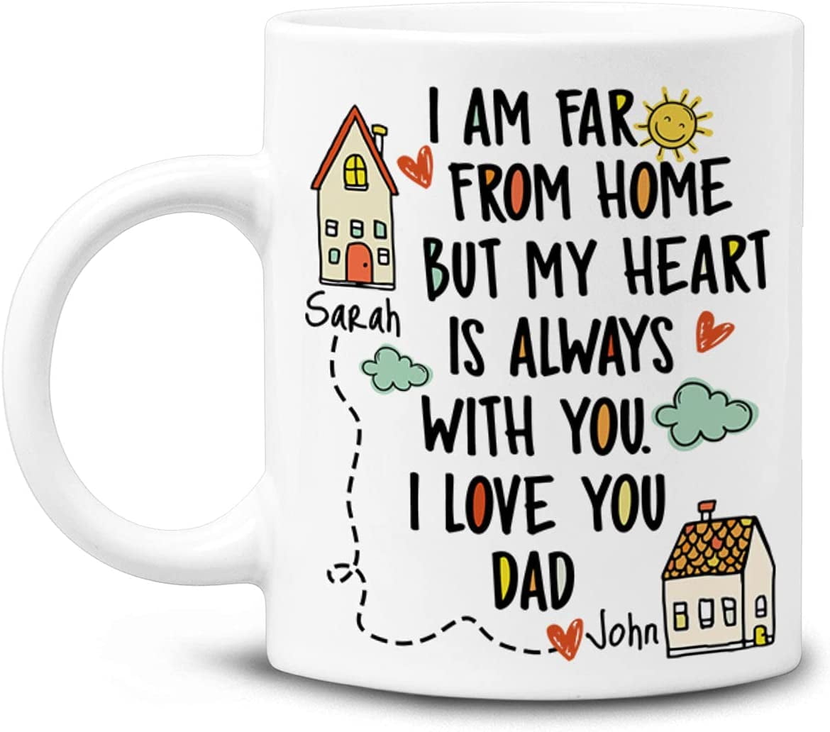 Personalized I Am Far From Home But My Heart Is Always With You I Love ...