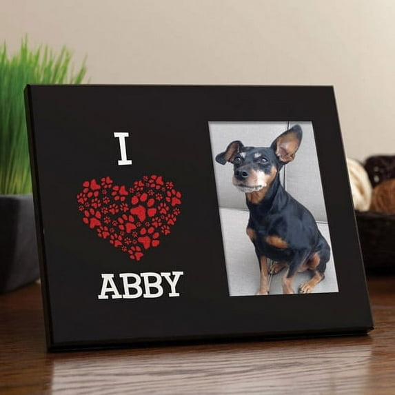 Personalized I Love My Dog Frame