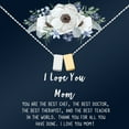 thumbnail image 1 of Personalized I Love You Mother's Day Infinity Card Necklace, Card and Necklace Jewelry for Mom, Gift for Her, Custom Card Gift for Mom, Gift for Mother [Silver, Personalized Card], 1 of 11