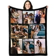 thumbnail image 1 of Personalized I Love You Photo Blankets for Mom Gifts from Daughter Son Custom Mothers Day Blankets with Photos Collage for Mom Blankets with Picture Customized Blankets for Mom Birthday-4 Sizes, 1 of 6