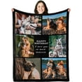 thumbnail image 1 of Personalized I Love You Photo Blankets for Mom Gifts from Daughter Son Custom Mothers Day Blankets with Photos Collage for Mom Blankets with Picture Customized Blankets, 1 of 5