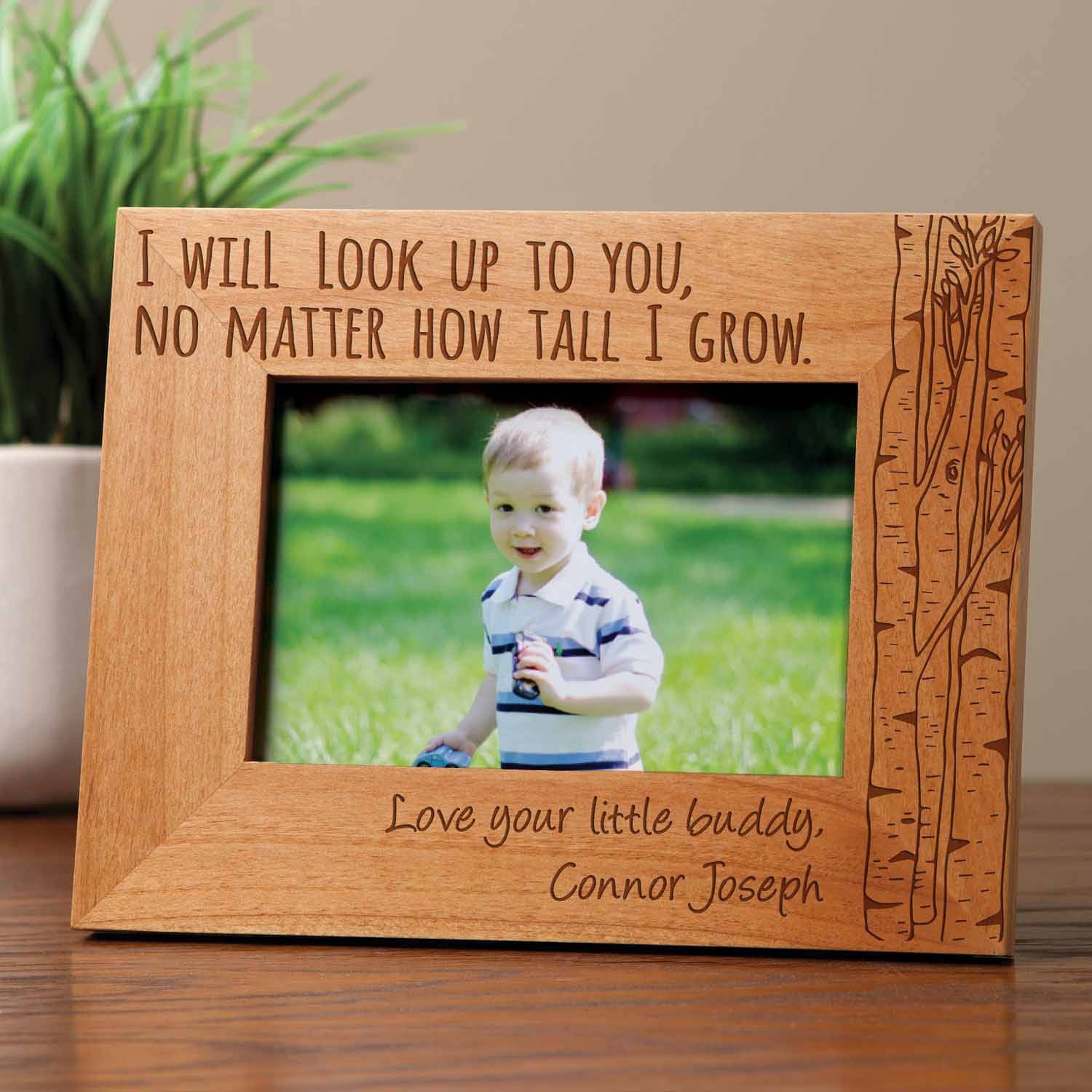 Personalized I Will Look Up To You Frame
