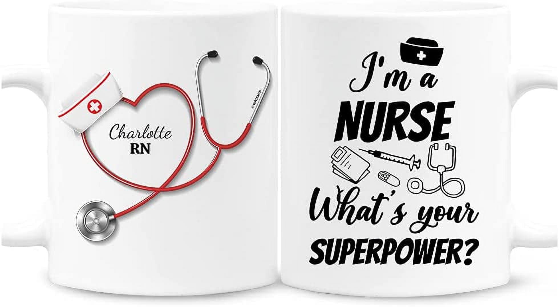 Buy CRAFT MANIACS Personalized Stethoscope with Name Printed Ceramic  Tea/Coffee Mug for Your FAV Doctor / Medical Professional (White ( White  Mug with Name )) Online at Low Prices in India 