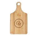 thumbnail image 1 of Personalized Initial Bamboo Paddle Cutting Board – Engraved Letter Design, 1 of 1