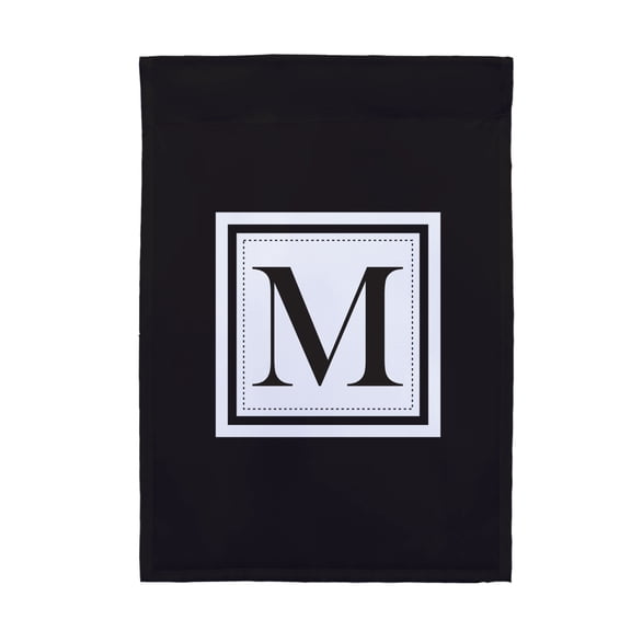 Personalized Initial Garden Flag
