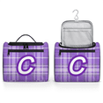 thumbnail image 1 of Personalized Initial Letter Makeup Bag,Hanging Toiletry Bag for Women with Hook,Large Travel Cosmetic Bag Organizer,Wash Bag for Gym,Beach,Business Trip, 1 of 7