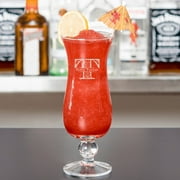Personalized Initial and Name Core Hurricane Glass