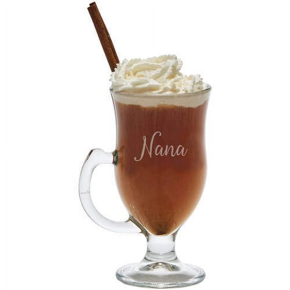 Personalized Irish Coffee Mugs with Name or Initial