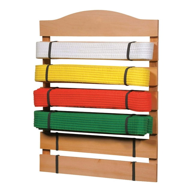 Personalized Karate Belt Rack